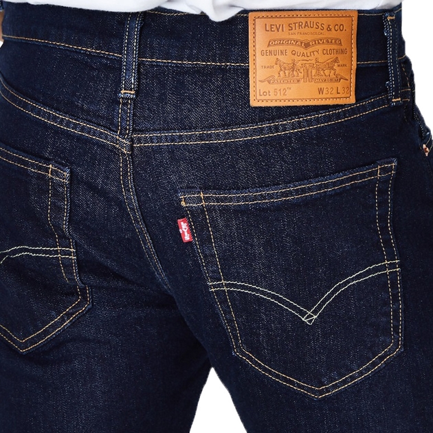 Levi's 512 indigo on sale