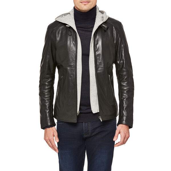 politix leather jacket