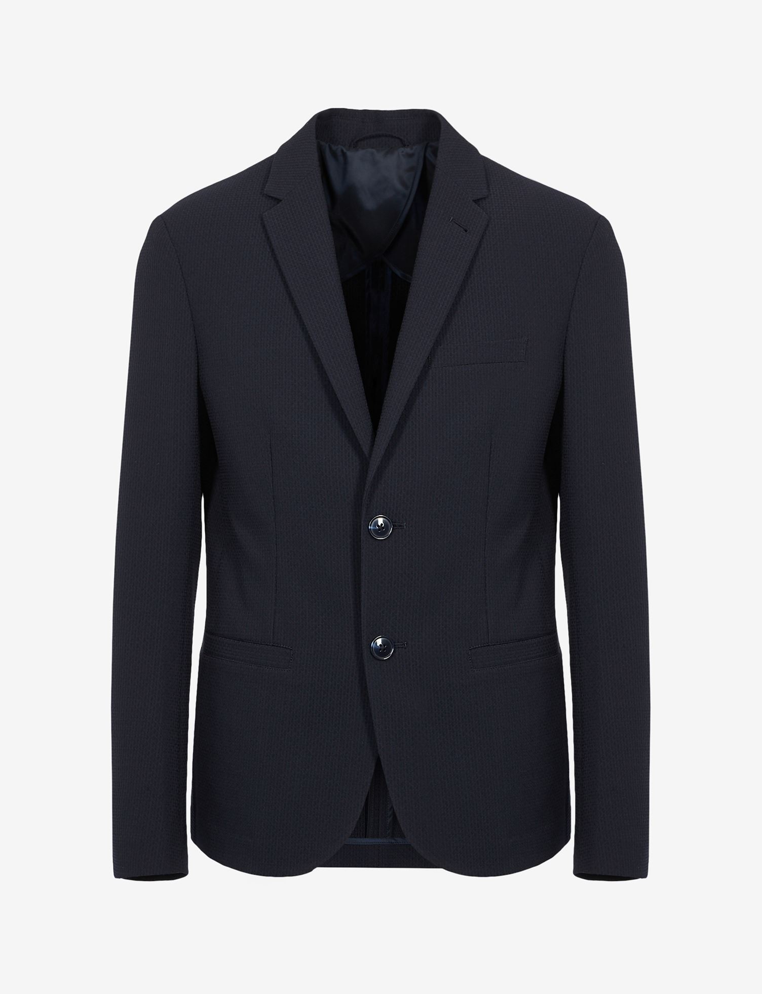 Armani Exchange Stretch Viscose Blazer - Tramps the Store