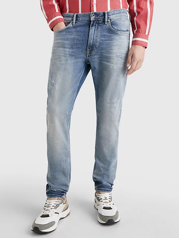 Tommy Hilfiger Tapered Houston Distressed Jeans Tramps The Store