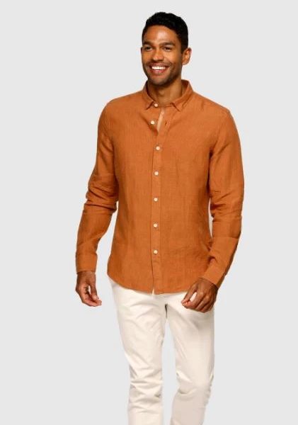 Brooksfield Relaxed L/S Casual Shirt BFS1042