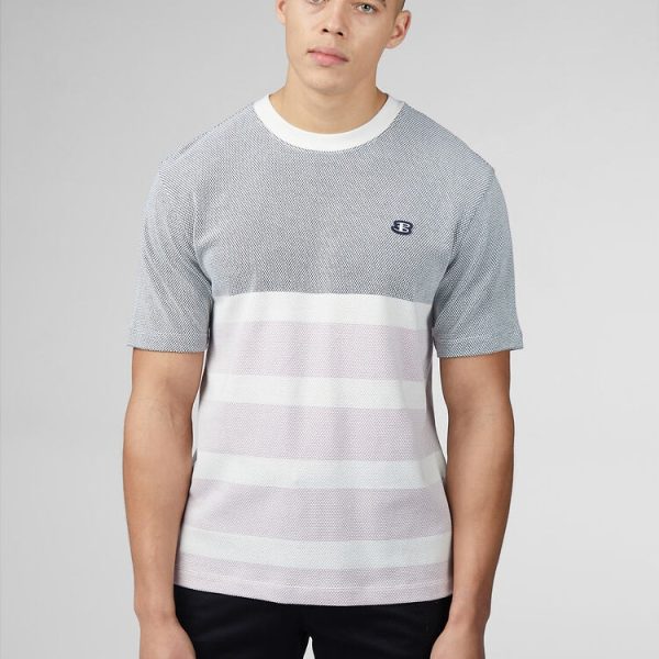Ben Sherman Block Stripe Tee