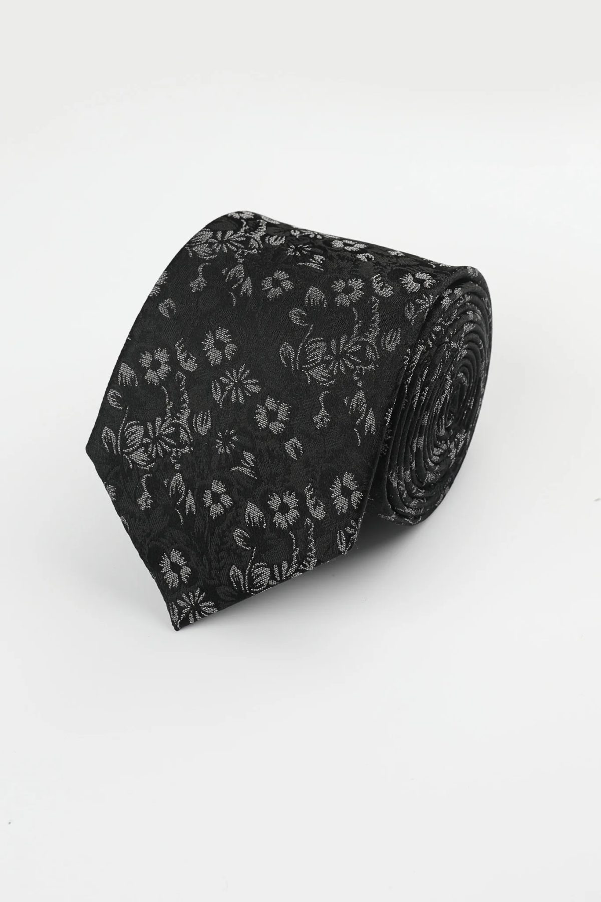 James Harper James Harper Silk Tonal Floral Tie