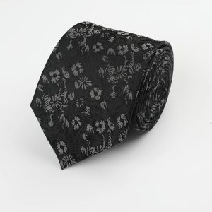 James Harper Silk Tonal Floral Tie