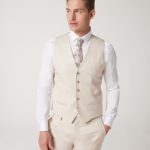 Politix 5 Button Textured Tailored Vest