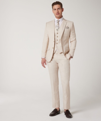 Politix Slim Stretch Textured Tailored Jacket