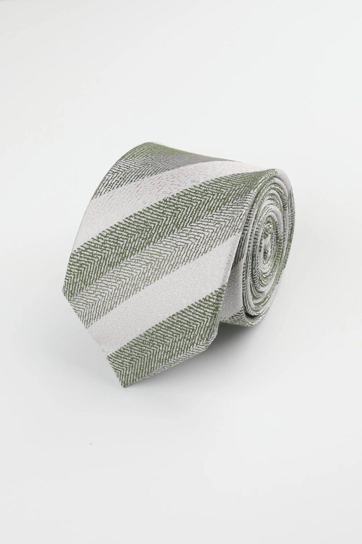 James Harper James Harper Silk Cotton Tonal Stripe Tie