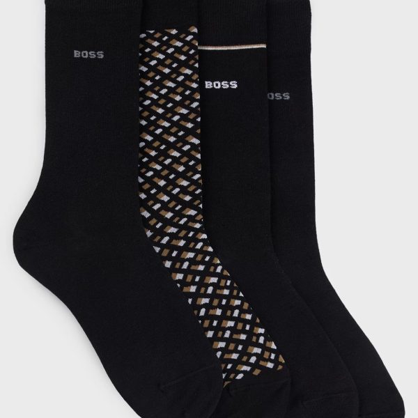 Hugo Boss 4Pack RS Monogram Socks