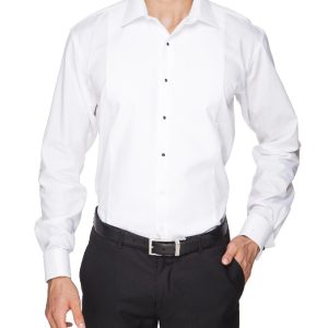 Abelard Marcella Stud Reg Collar Slim Fit Dinner Shirt