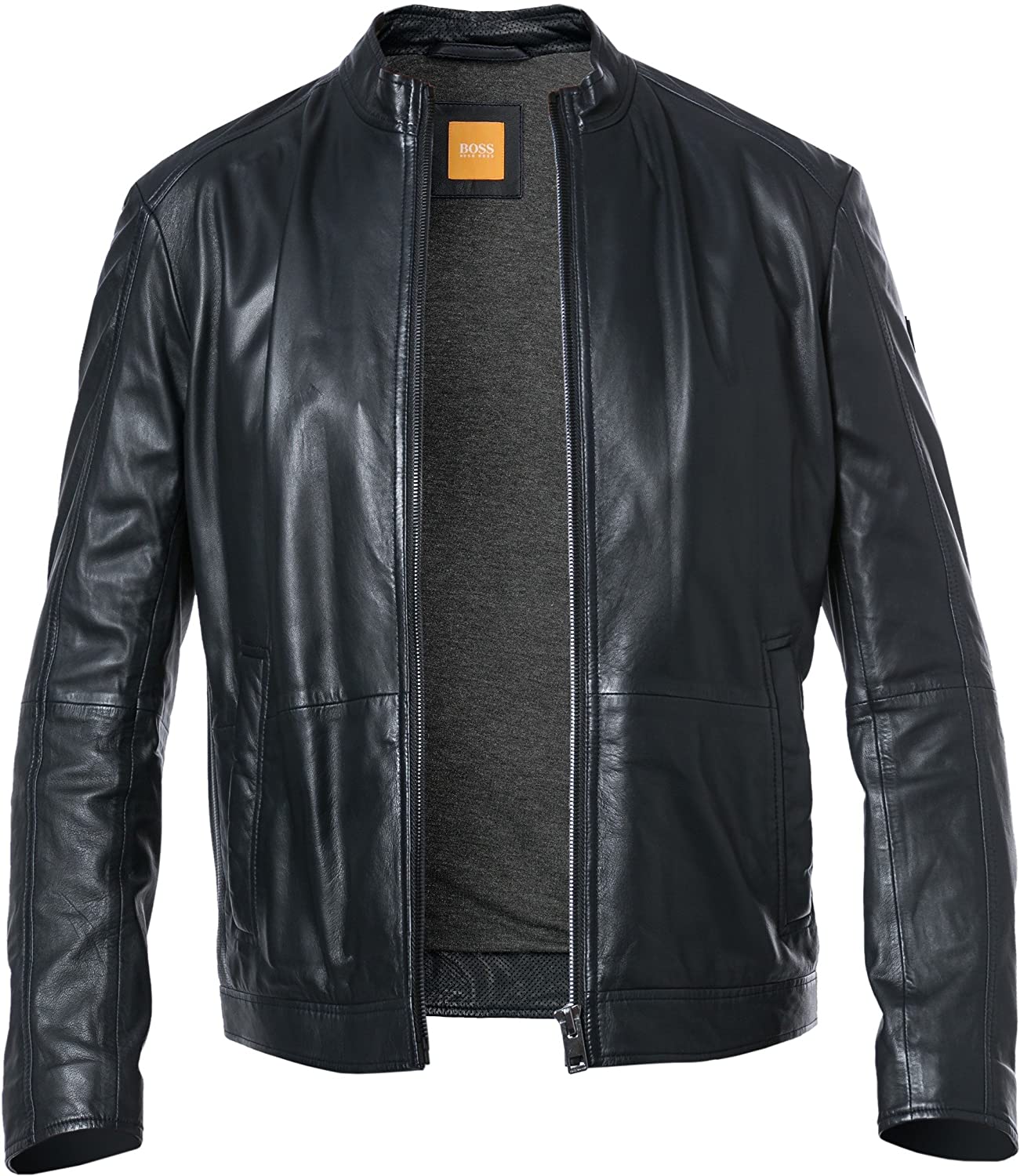 Leather Jacket Boss Orange Mens Hugo Boss Joker Leather Jacket