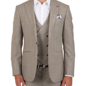 Gibson Ionic/Radon Prince of Wales Check Suit