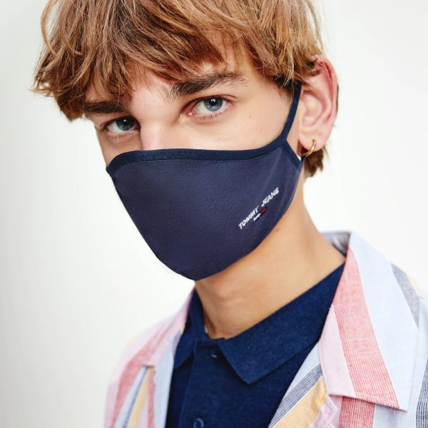 Tommy Hilfiger Embroidered Logo 3 Pack Face Mask