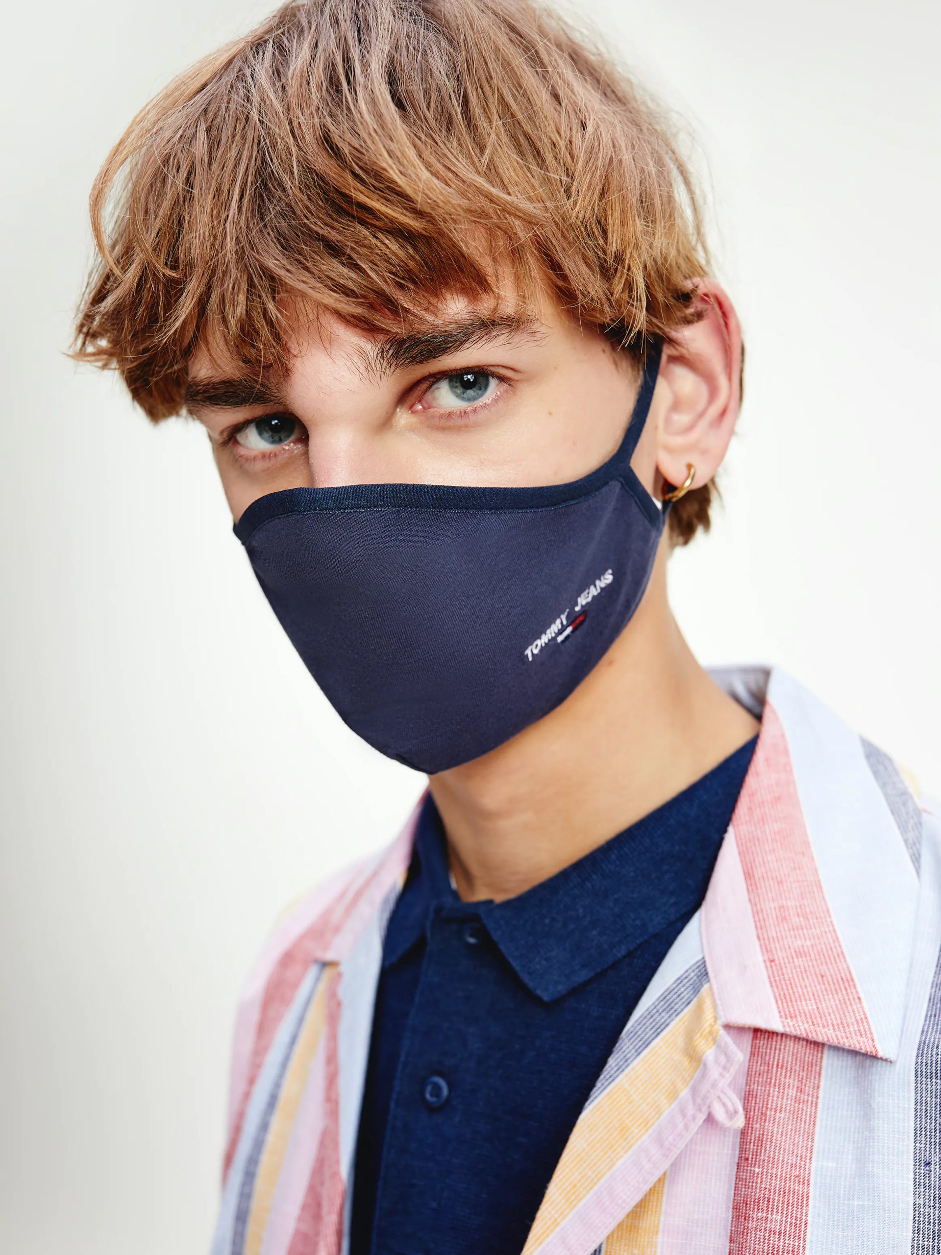 Tommy Hilfiger Embroidered Logo 3 Pack Face Mask