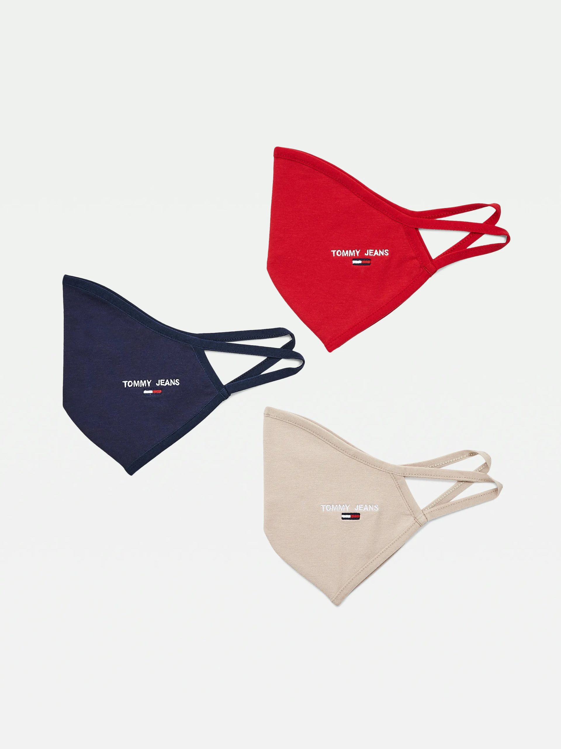 Tommy Hilfiger Embroidered Logo 3 Pack Face Mask - Image 2