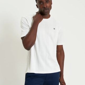 Ben Sherman Textured Vertical Stripe Tee
