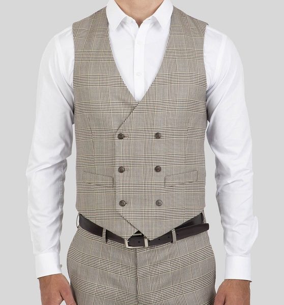 Gibson Joule Prince of Wales Check Vest