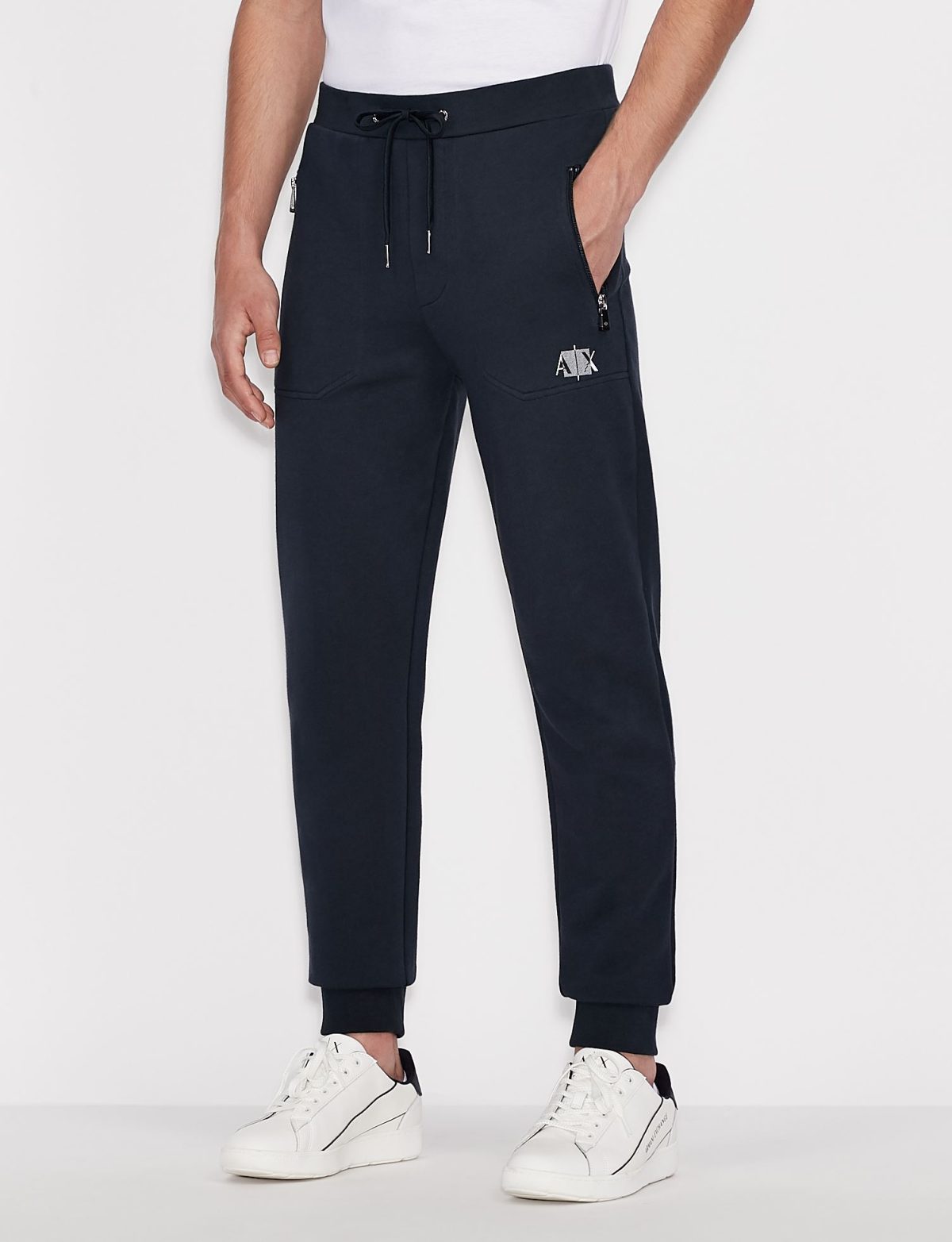 Armani Armani Exchange Metallic Logo Sweatpants
