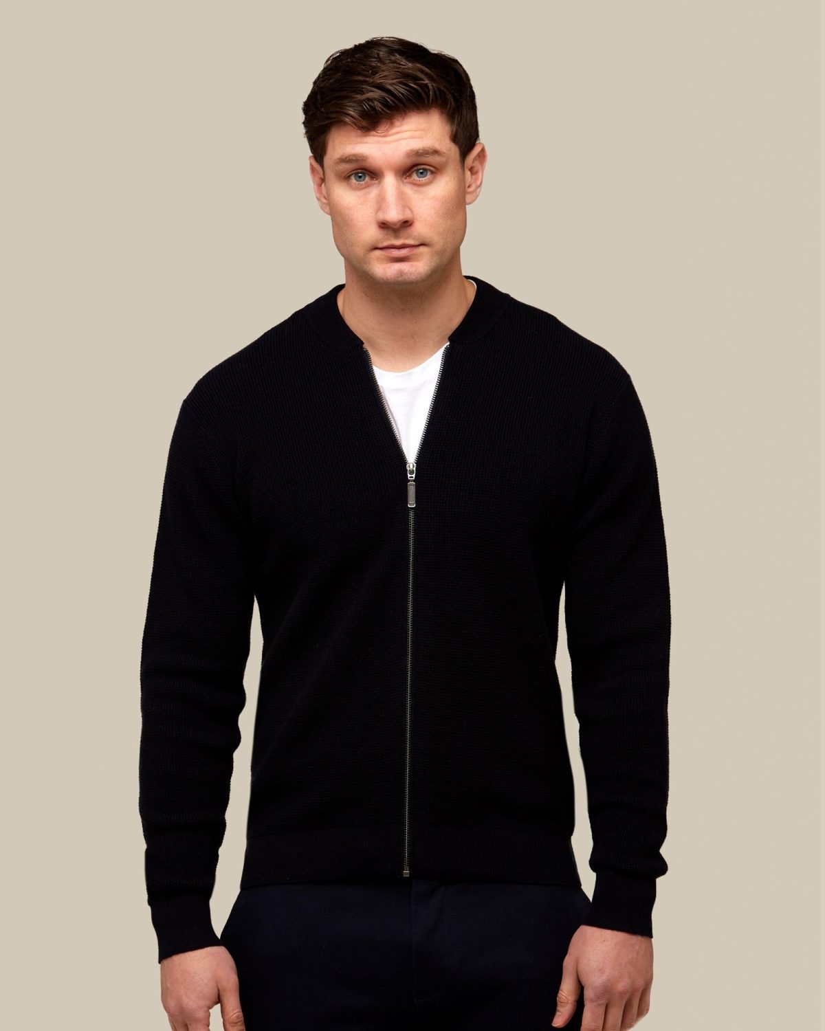 Brooksfield Brooksfield Zip Thru Sweater