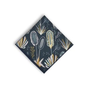 Peggy and Finn Coastal Flora Pocket Square