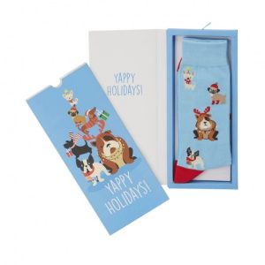 Bamboozld Yappy Holiday Sock Card