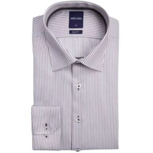 Abelard Lerici Herringbone Stripe L/S Shirt