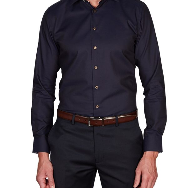 Abelard Bottone Cioccolato L/S Shirt
