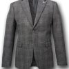 Varce Harper Textured Check Suit Jacket