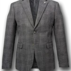 Varce Harper Textured Check Suit Jacket