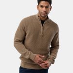 Brooksfield Half Zip Knit