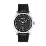 Boss Black Calfskin Watch