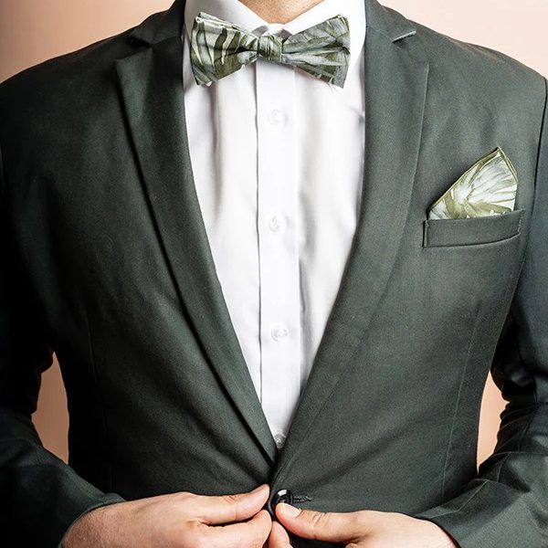 Peggy And Finn Fan Palm Bow Tie