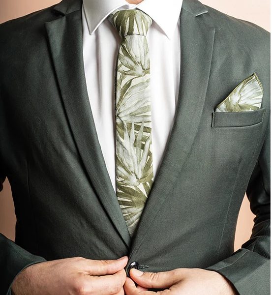 Peggy And Finn Fan Palm Tie