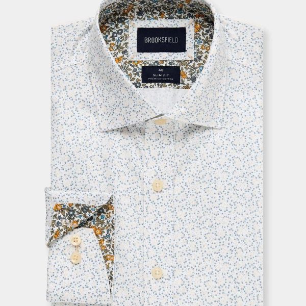 Brooksfield Floral L/S Shirt