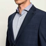 Karl Lagerfeld Trace-Tube Check 2PC Suit